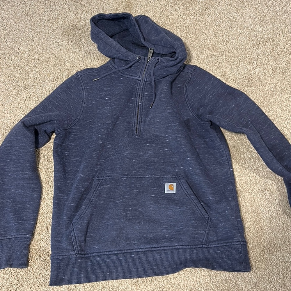 Womens carhartt relaxed fit quarter zip